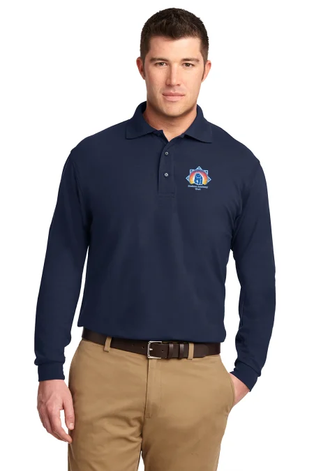 Port Authority Silk Touch Long Sleeve Polo K500LS