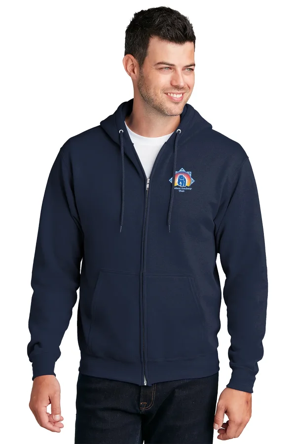 Port & Company Core Fleece Full-Zip Hooded Sweatshirt PC78ZH